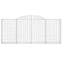 Gabionenkörbe 8 Stück Bogenform Eisen 300x30x120/140 cm von vidaXL, Töpfe und Pflanzgefäße - Ref: Foro24-3146545, Preis: 958,...