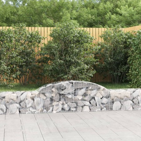 Gabionenkörbe 12 Stück Bogenform Eisen 300x30x40/60 cm von vidaXL, Töpfe und Pflanzgefäße - Ref: Foro24-3146477, Preis: 778,3...