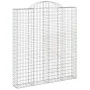 Gabion baskets 2 units, arched shape, iron, 200x30x220/240 cm by vidaXL, Pots and planters - Ref: Foro24-3146236, Price: 251,...
