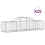 Gabionenkörbe 25 Stück Bogenform Eisen 200x50x40/60 cm von vidaXL, Töpfe und Pflanzgefäße - Ref: Foro24-3146273, Preis: 1,00 ...
