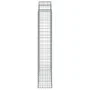 Cestas de gaviones 2 uds forma de arco hierro 200x50x220/240 cm de vidaXL, Maceteros y jardineras - Ref: Foro24-3146446, Prec...