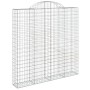 Gabionenkörbe 2 Stück Bogenform Eisen 200x30x200/220 cm von vidaXL, Töpfe und Pflanzgefäße - Ref: Foro24-3146215, Preis: 241,...
