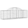 Gabion baskets 12 units arch shape iron 200x50x60/80 cm by vidaXL, Pots and planters - Ref: Foro24-3146288, Price: 744,53 €, ...