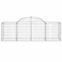 Gabion baskets 12 units arch shape iron 200x50x60/80 cm by vidaXL, Pots and planters - Ref: Foro24-3146288, Price: 744,53 €, ...