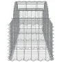 Gabion baskets 12 pcs arch shape iron 200x50x40/60 cm by vidaXL, Pots and planters - Ref: Foro24-3146267, Price: 612,96 €, Di...