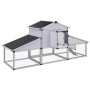 Hühnerstall mit Auslauf und Aluminiumnest von vidaXL, Käfige und Lebensräume für Kleintiere - Ref: Foro24-41323, Preis: 525,9...