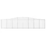 Gabion baskets 2 pcs arc shape iron 400x30x80/100 cm by vidaXL, Pots and planters - Ref: Foro24-3145813, Price: 254,03 €, Dis...