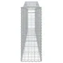 Gabion baskets 2 pcs arc shape iron 400x30x80/100 cm by vidaXL, Pots and planters - Ref: Foro24-3145813, Price: 254,03 €, Dis...