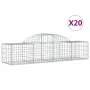 Gabion baskets 20 pcs arc shape iron 200x50x40/60 cm by vidaXL, Pots and planters - Ref: Foro24-3146272, Price: 1,00 €, Disco...