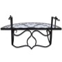 Hängender Balkontisch mit schwarz-weißem Mosaik von vidaXL, Gartentische - Ref: Foro24-41125, Preis: 80,78 €, Rabatt: %