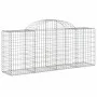 Gabion baskets 12 pcs arch shape iron 200x50x80/100 cm by vidaXL, Pots and planters - Ref: Foro24-3146309, Price: 876,09 €, D...