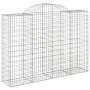 Gabion baskets 12 pcs arch shape iron 200x50x140/160 cm by vidaXL, Pots and planters - Ref: Foro24-3146372, Price: 1,00 €, Di...