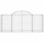 Cestas de gaviones 8 uds forma de arco hierro 200x50x80/100 cm de vidaXL, Maceteros y jardineras - Ref: Foro24-3146305, Preci...