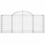 Gabionenkörbe 8 Stück Bogenform Eisen 200x50x80/100 cm von vidaXL, Töpfe und Pflanzgefäße - Ref: Foro24-3146305, Preis: 592,1...