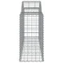 Cestas de gaviones 8 uds forma de arco hierro 200x50x80/100 cm de vidaXL, Maceteros y jardineras - Ref: Foro24-3146305, Preci...