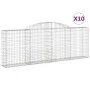 Gabion baskets 10 pcs iron arch shape 300x30x100/120 cm by vidaXL, Pots and planters - Ref: Foro24-3146529, Price: 1,00 €, Di...