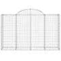 Gabion baskets 20 pcs arch shape iron 200x50x120/140 cm by vidaXL, Pots and planters - Ref: Foro24-3146356, Price: 1,00 €, Di...