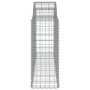 Gabionenkörbe, 20 Stück, Bogenform aus Eisen, 200 x 50 x 100/120 cm von vidaXL, Töpfe und Pflanzgefäße - Ref: Foro24-3146335,...