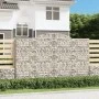 Cestas de gaviones 2 uds forma de arco hierro 300x30x180/200 cm de vidaXL, Maceteros y jardineras - Ref: Foro24-3146593, Prec...