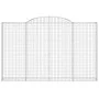 Gabion baskets 2 units, arched shape, iron, 300x30x180/200 cm by vidaXL, Pots and planters - Ref: Foro24-3146593, Price: 326,...