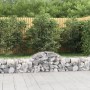 Gabionenkörbe 2 Stück Bogenform Eisen 200x50x40/60 cm von vidaXL, Töpfe und Pflanzgefäße - Ref: Foro24-3146257, Preis: 105,16...