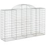 Gabionenkörbe 7 Stück Bogenform Eisen 200x50x120/140 cm von vidaXL, Töpfe und Pflanzgefäße - Ref: Foro24-3146346, Preis: 653,...