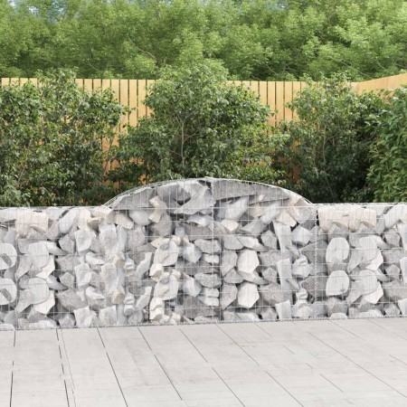 Gabionenkörbe 7 Stück Bogenform Eisen 300x30x80/100 cm von vidaXL, Töpfe und Pflanzgefäße - Ref: Foro24-3146508, Preis: 640,5...
