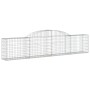 Gabionenkörbe 9 Stück Bogenform Eisen 300x30x60/80 cm von vidaXL, Töpfe und Pflanzgefäße - Ref: Foro24-3146492, Preis: 682,20...