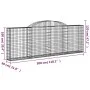 Gabion baskets 15 pcs iron arch shape 300x30x100/120 cm by vidaXL, Pots and planters - Ref: Foro24-3146533, Price: 1,00 €, Di...