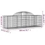 Cestas de gaviones 30 uds forma de arco hierro 200x50x60/80 cm de vidaXL, Maceteros y jardineras - Ref: Foro24-3146295, Preci...