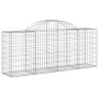 Gabionenkörbe 5 Stück Bogenform Eisen 200x50x80/100 cm von vidaXL, Töpfe und Pflanzgefäße - Ref: Foro24-3146302, Preis: 403,7...