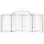 Gabionenkörbe 5 Stück Bogenform Eisen 200x50x80/100 cm von vidaXL, Töpfe und Pflanzgefäße - Ref: Foro24-3146302, Preis: 403,7...