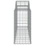 Gabionenkörbe 5 Stück Bogenform Eisen 200x50x80/100 cm von vidaXL, Töpfe und Pflanzgefäße - Ref: Foro24-3146302, Preis: 403,7...
