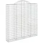 Gabion baskets 4 units arch shape iron 200x30x200/220 cm by vidaXL, Pots and planters - Ref: Foro24-3146217, Price: 496,74 €,...