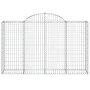 Gabion baskets 14 pcs arch shape iron 200x50x120/140 cm by vidaXL, Pots and planters - Ref: Foro24-3146353, Price: 1,00 €, Di...