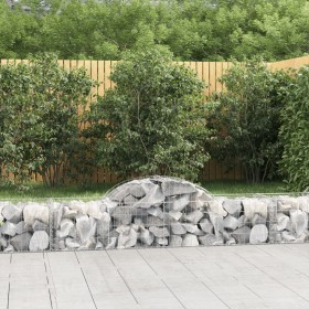 Gabionenkörbe 4 Stück Bogenform Eisen 200x50x40/60 cm von vidaXL, Töpfe und Pflanzgefäße - Ref: Foro24-3146259, Preis: 207,49...