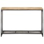 Mesa consola de madera maciza de mango 110x35x75 cm
