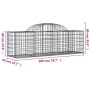 Gabionenkörbe 9 Stück Bogenform Eisen 200x50x60/80 cm von vidaXL, Töpfe und Pflanzgefäße - Ref: Foro24-3146285, Preis: 556,84...