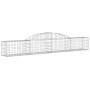 Gabionenkörbe 3 Stück Bogenform Eisen 300x30x40/60 cm von vidaXL, Töpfe und Pflanzgefäße - Ref: Foro24-3146468, Preis: 186,92...