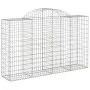 Gabionenkörbe 4 Stück Bogenform Eisen 200x50x120/140 cm von vidaXL, Töpfe und Pflanzgefäße - Ref: Foro24-3146343, Preis: 405,...