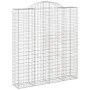 Gabion baskets 8 pcs arch shape iron 200x50x220/240 cm by vidaXL, Pots and planters - Ref: Foro24-3146452, Price: 1,00 €, Dis...