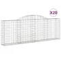 Gabionenkörbe 20 Stück Eisenbogenform 300x30x100/120 cm von vidaXL, Töpfe und Pflanzgefäße - Ref: Foro24-3146535, Preis: 2,00...