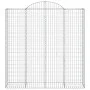 Gabionenkörbe 8 Stück Bogenform Eisen 200x50x200/220 cm von vidaXL, Töpfe und Pflanzgefäße - Ref: Foro24-3146431, Preis: 1,00...