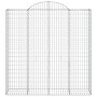 Gabionenkörbe 8 Stück Bogenform Eisen 200x50x200/220 cm von vidaXL, Töpfe und Pflanzgefäße - Ref: Foro24-3146431, Preis: 1,00...