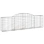 Gabionenkörbe 9 Stück Bogenform Eisen 300x30x80/100 cm von vidaXL, Töpfe und Pflanzgefäße - Ref: Foro24-3146510, Preis: 841,6...