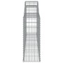 Gabionenkörbe 9 Stück Bogenform Eisen 300x30x80/100 cm von vidaXL, Töpfe und Pflanzgefäße - Ref: Foro24-3146510, Preis: 841,6...