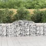 Gabion baskets 4 units arch shape iron 300x30x80/100 cm by vidaXL, Pots and planters - Ref: Foro24-3146505, Price: 404,53 €, ...