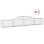 Cestas de gaviones 13 uds forma de arco hierro 300x30x40/60 cm de vidaXL, Maceteros y jardineras - Ref: Foro24-3146478, Preci...