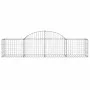 Gabion baskets 10 pcs arc shape iron 200x50x40/60 cm by vidaXL, Pots and planters - Ref: Foro24-3146265, Price: 525,58 €, Dis...