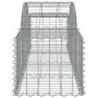 Gabion baskets 10 pcs arc shape iron 200x50x40/60 cm by vidaXL, Pots and planters - Ref: Foro24-3146265, Price: 525,58 €, Dis...